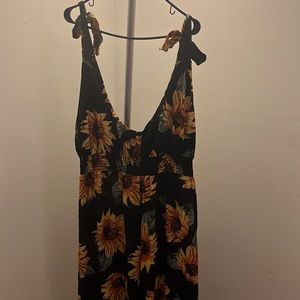 Maxi sunflower dress